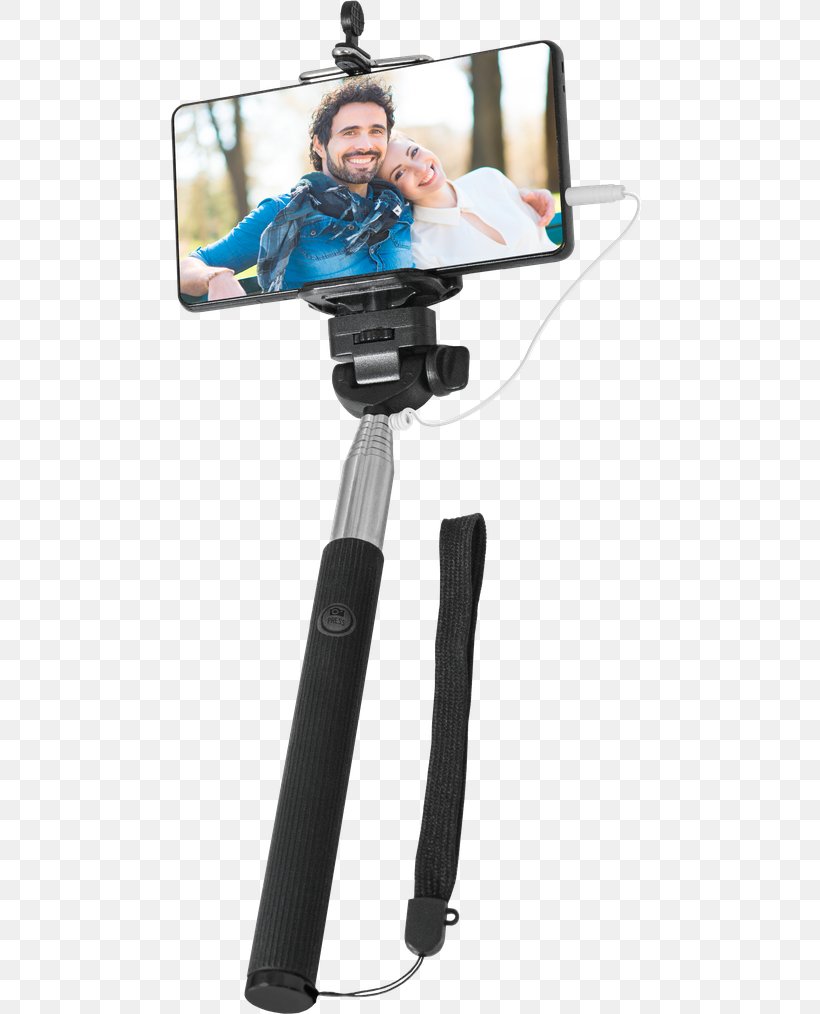 Selfie Stick Monopod Tripod Bastone, PNG, 477x1014px, Selfie Stick, Bastone, Black, Camera Accessory, Electrical Cable Download Free