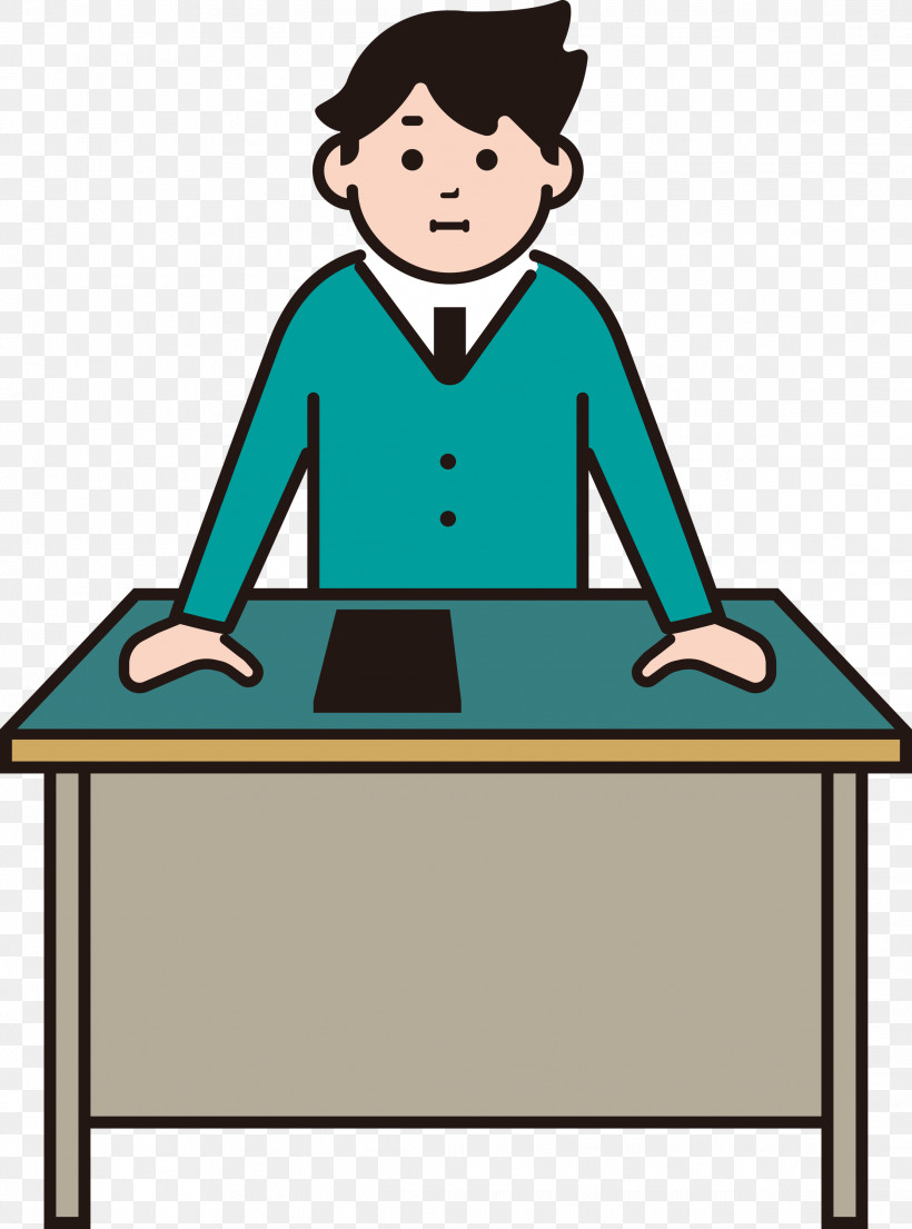 Teacher Desk Male, PNG, 2224x2999px, Teacher, Behavior, Desk, Education, Furniture Download Free