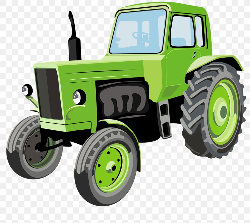 Tractor Agriculture Cartoon John Deere, PNG, 800x731px, Tractor, Agricultural Machinery, Agriculture, Automotive Design, Automotive Tire Download Free
