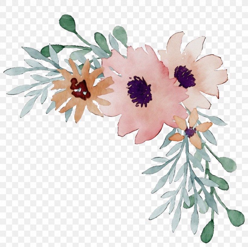 Floral Design, PNG, 975x968px, Watercolor, Cut Flowers, Daisy, Floral Design, Flower Download Free