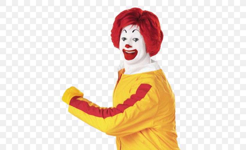Ronald McDonald Hamburger McDonald's #1 Store Museum McDonald's Big Mac, PNG, 500x500px, Ronald Mcdonald, Burger King, Clown, Costume, Hamburger Download Free