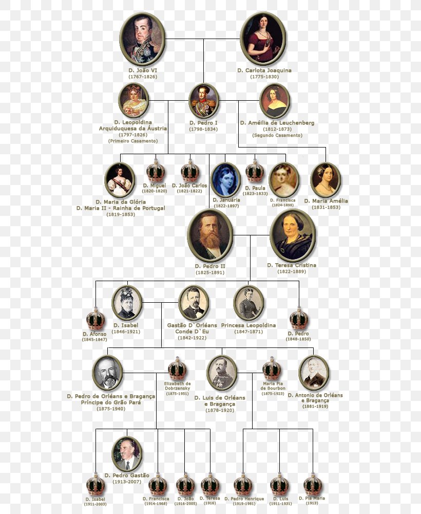 Brazil Familia Imperial Brasileña Family Tree Genealogy, PNG, 580x1000px, Brazil, Brass, British Royal Family, Button, Empire Of Brazil Download Free