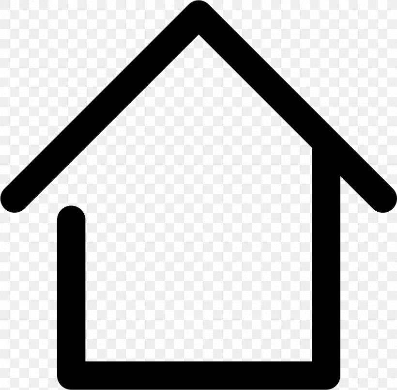 House, PNG, 981x964px, House, Black And White, Cdr, Symbol, Triangle Download Free