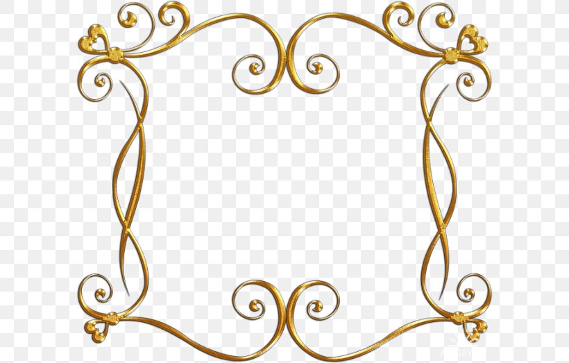Picture Frames Gold Presentation Clip Art, PNG, 600x523px, Picture Frames, Body Jewelry, Digital Image, Gold, Information Download Free
