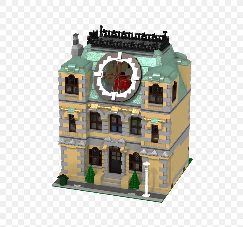 Doctor Strange Sanctum Sanctorum Lego House Lego Modular Buildings, PNG, 588x768px, Doctor Strange, Building, Facade, Lego, Lego Architecture Download Free