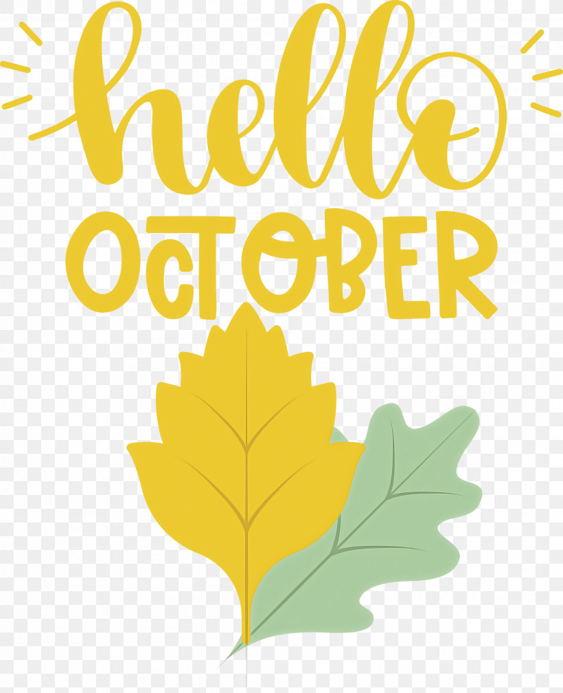 Hello October October, PNG, 2439x3000px, Hello October, Flower, Leaf, Line, Mathematics Download Free
