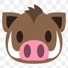 Pig - Wild Boar Emojipedia Emoticon Text Messaging PNG