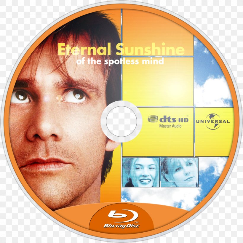 Blu-ray Disc Eternal Sunshine Of The Spotless Mind Television DVD, PNG, 1000x1000px, Bluray Disc, Art, Chin, Compact Disc, Disk Image Download Free