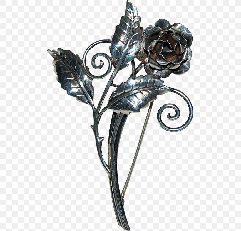 Brooch Sterling Silver Pin 1930s, PNG, 787x787px, Brooch, Body Jewelry, Leaf, Metal, Pin Download Free