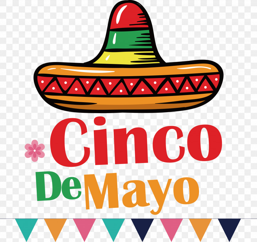 Cinco De Mayo Fifth Of May Mexico, PNG, 3000x2828px, Cinco De Mayo, Fifth Of May, Geometry, Hat, Line Download Free