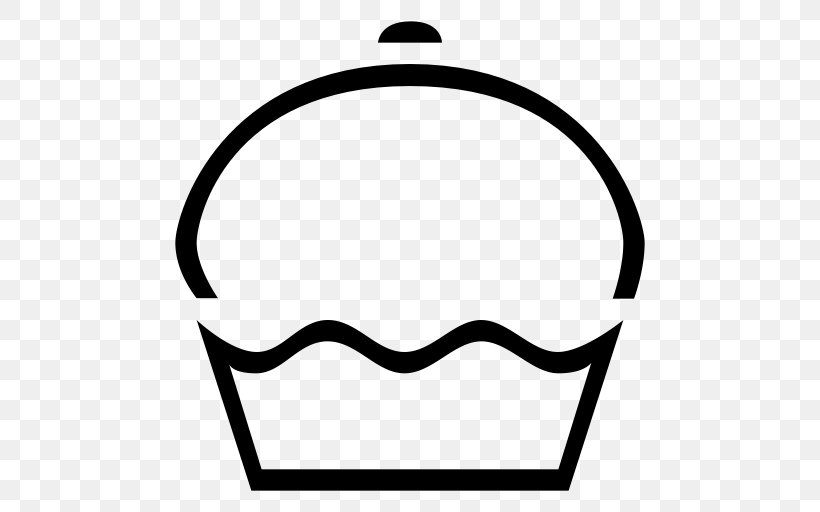 Cupcake Muffin Frosting & Icing Cream, PNG, 512x512px, Cupcake, Bakery, Black, Black And White, Buttercream Download Free