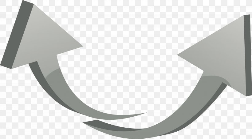 Gray Curved Arrows, PNG, 5569x3090px, 3d Computer Graphics, Symbol, Brand, Curve, Grey Download Free