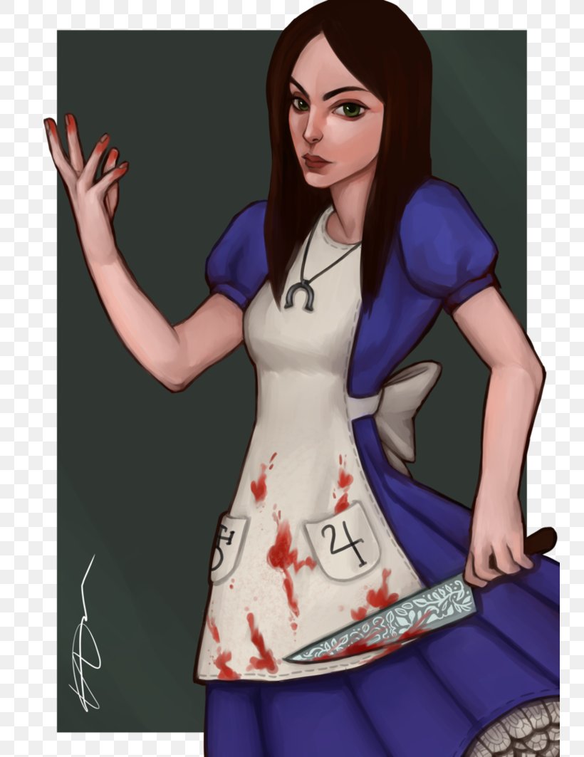 Alice Liddell Alice: Madness Returns American McGee's Alice T-shirt Art, PNG, 752x1063px, Watercolor, Cartoon, Flower, Frame, Heart Download Free