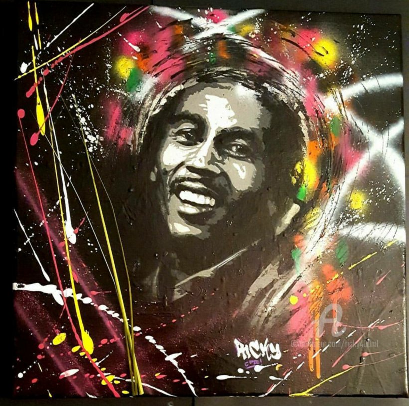 Bob Marley Modern Art Canvas Painting, PNG, 1200x1190px, Bob Marley, Album Cover, Art, Canvas, Canvas Print Download Free