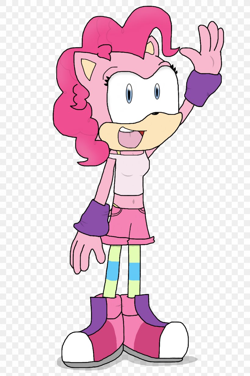 Pinkie Pie Sonic The Hedgehog Shadow The Hedgehog Art Character, PNG, 1000x1500px, Watercolor, Cartoon, Flower, Frame, Heart Download Free