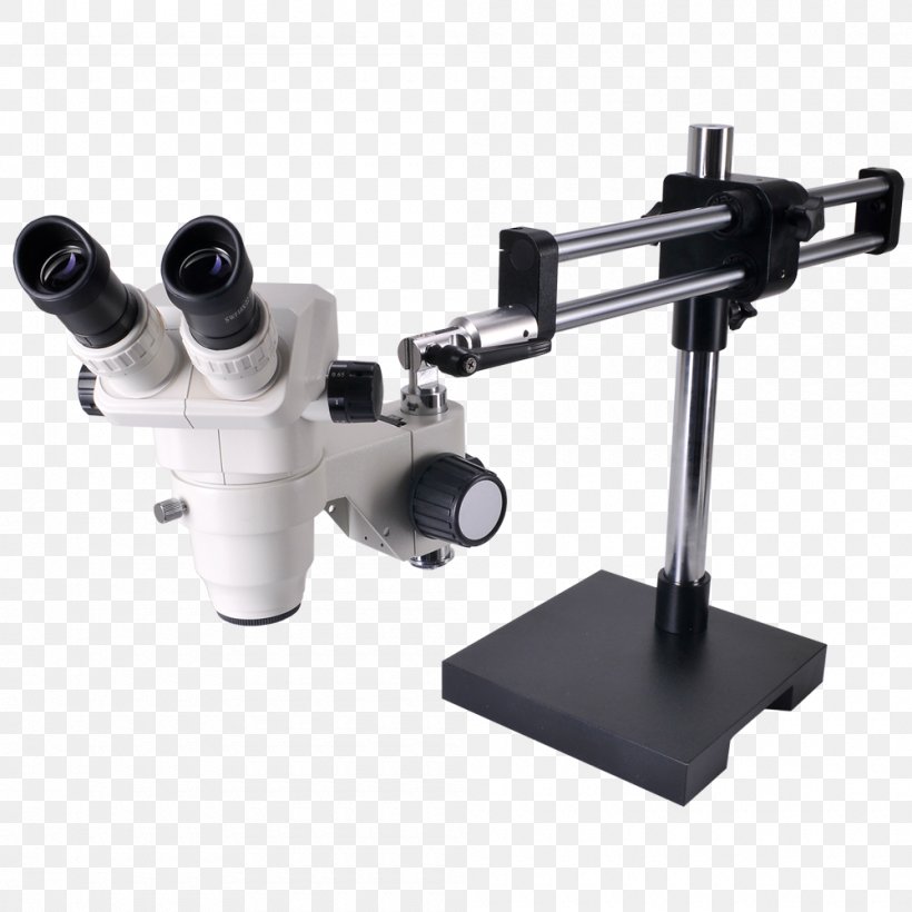 Stereo Microscope Optical Microscope OM99-V15 6.5X-45X Zoom Stereo Boom Microscope Light, PNG, 1000x1000px, Microscope, Binoculars, Camera Lens, Eyepiece, Hardware Download Free