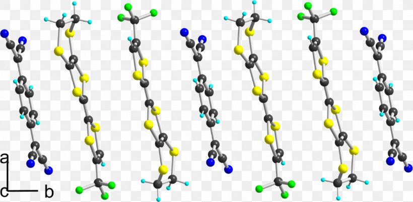Tetrathiafulvalene Tetracyanoquinodimethane Molecule Substituent Electron, PNG, 1052x516px, Tetrathiafulvalene, Alkyl, Atom, Bead, Body Jewelry Download Free