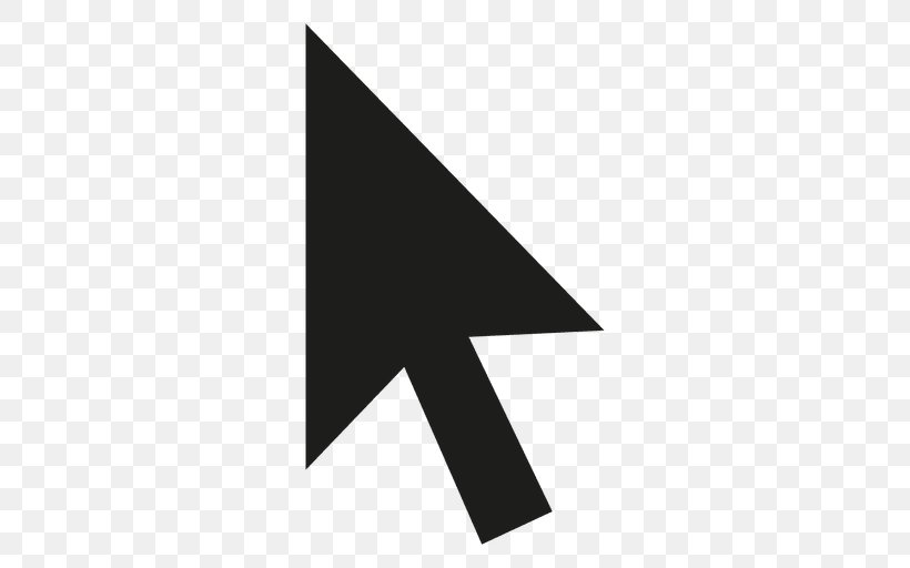 Computer Mouse Pointer Cursor Arrow, PNG, 512x512px, Computer Mouse, Black, Black And White, Brand, Cursor Download Free