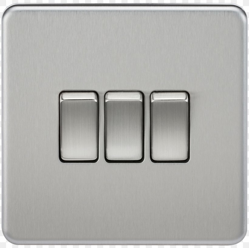 Electrical Switches Light Latching Relay Electricity Brushed Metal, PNG, 1600x1600px, Electrical Switches, Ac Power Plugs And Sockets, Brushed Metal, Chrome Plating, Color Download Free