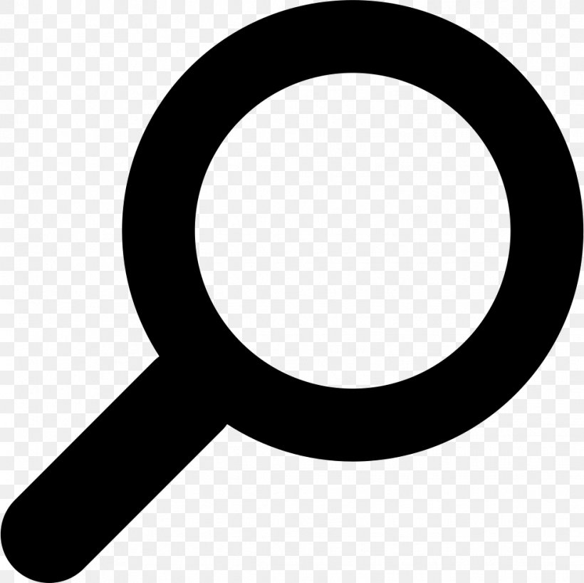 Magnifying Glass Product Design Clip Art, PNG, 982x980px, Magnifying Glass, Black, Black And White, Glass, Symbol Download Free