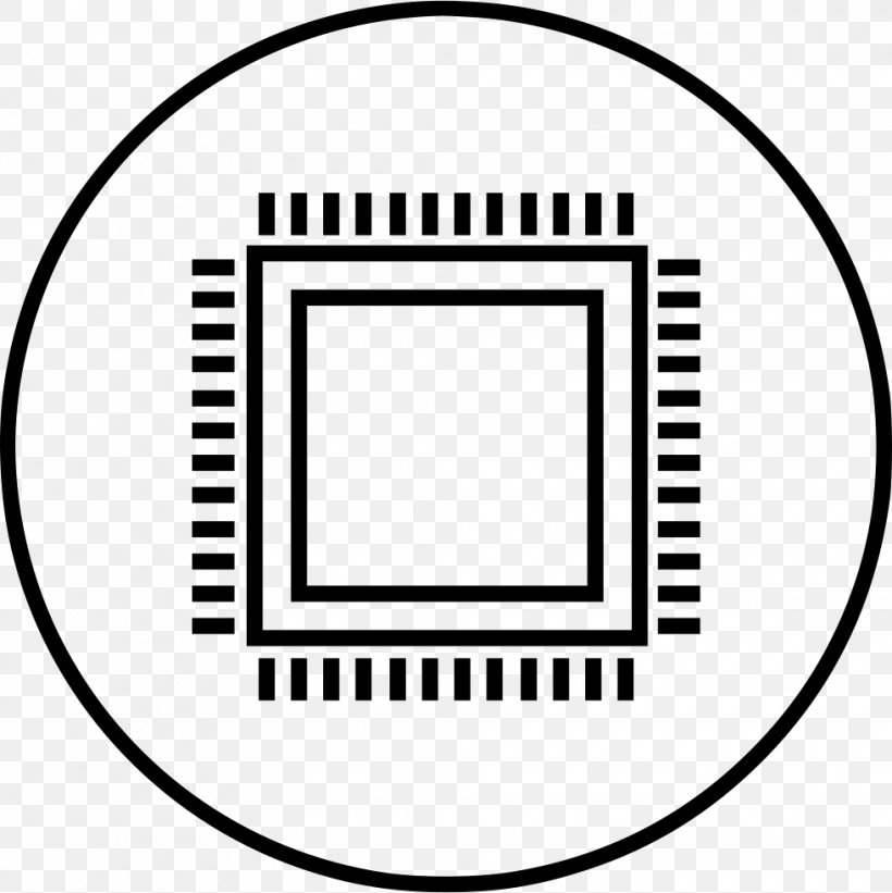 Central Processing Unit Computer Monitors, PNG, 980x982px, Central Processing Unit, Area, Black And White, Brand, Computer Hardware Download Free