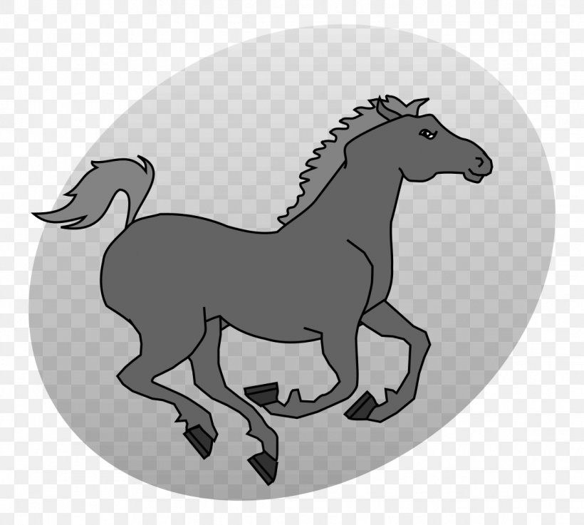 Mustang Pony Stallion Clip Art, PNG, 1138x1024px, Mustang, Black And White, Bridle, Cartoon, Colt Download Free