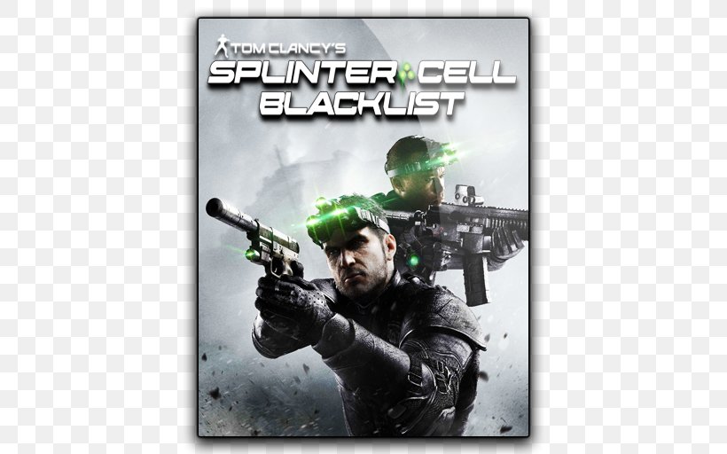 Tom Clancy's Splinter Cell: Blacklist Sam Fisher Tom Clancy's Ghost Recon Tom Clancy's Splinter Cell: Conviction Xbox 360, PNG, 512x512px, Sam Fisher, Cooperative Gameplay, Rayman Legends, Soldier, Stealth Game Download Free