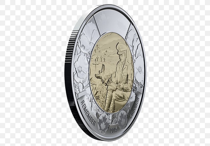Coin In Flanders Fields Toonie Quarter Armistice Day, PNG, 570x570px, Coin, Armistice Day, Australian Twodollar Coin, Canadian Dollar, Currency Download Free