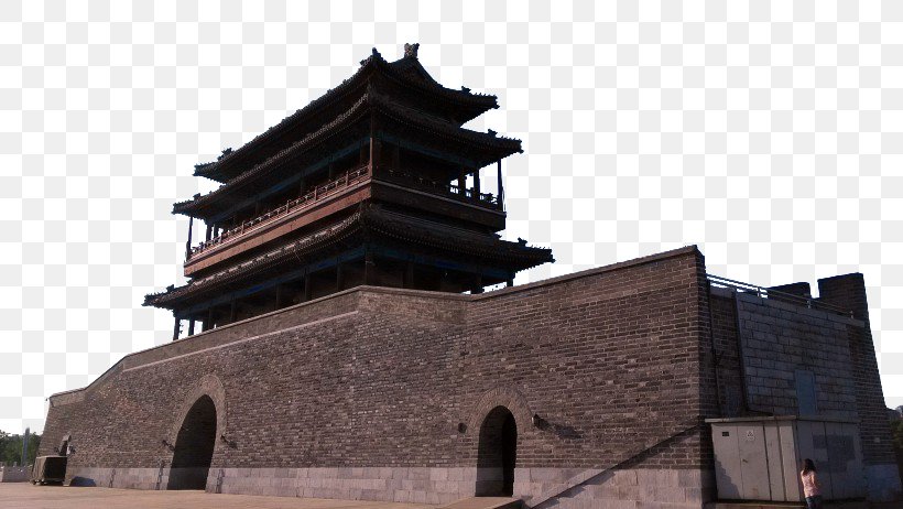 Beijing City Fortifications Yongdingmen Gulou And Zhonglou Temple Of Agriculture Zhengyangmen, PNG, 820x462px, Beijing City Fortifications, Beijing, Beijing Landscape, Building, Chinese Architecture Download Free
