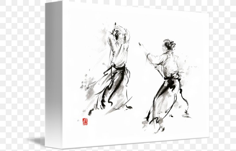 Ink Wash Painting Watercolor Painting Drawing Sketch, PNG, 650x525px, Ink Wash Painting, Aikido, Art, Artist, Artwork Download Free