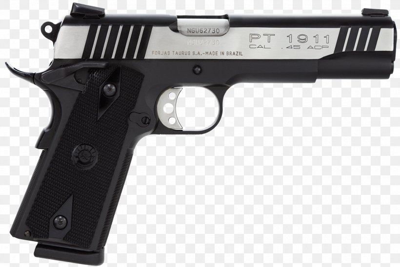 M1911 Pistol .45 ACP Taurus Firearm, PNG, 1800x1203px, 45 Acp, 380 Acp, M1911 Pistol, Air Gun, Airsoft Guns Download Free