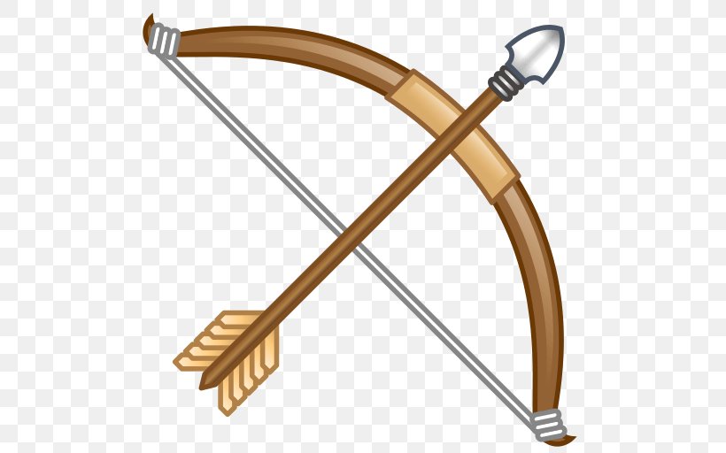 Bow And Arrow Emoji Archery, PNG, 512x512px, Bow And Arrow, Archery, Bow, Bowhunting, Cold Weapon Download Free