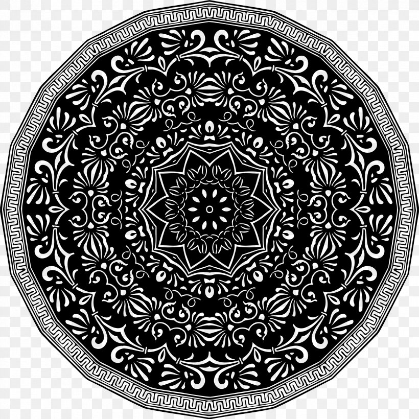 Drawing Visual Arts Clip Art, PNG, 2397x2399px, Drawing, Black And White, Magic Circle, Ornament, Visual Arts Download Free