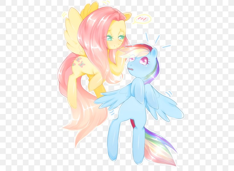 Fairy Horse Illustration Figurine Animated Cartoon, PNG, 484x600px, Watercolor, Cartoon, Flower, Frame, Heart Download Free