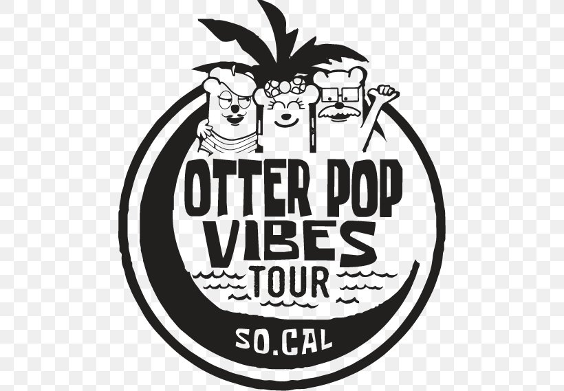 Logo Otter Pops Brand Font Concert Tour, PNG, 476x569px, Logo, Area, Black, Black And White, Brand Download Free