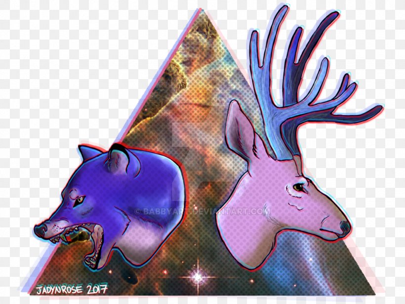 Canidae Reindeer Dog Mammal Illustration, PNG, 1024x768px, Canidae, Art, Carnivoran, Deer, Dog Download Free