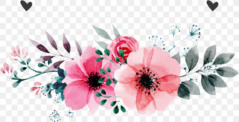 Floral Design, PNG, 1302x668px, Pink, Anemone, Blossom, Bouquet, Cut Flowers Download Free