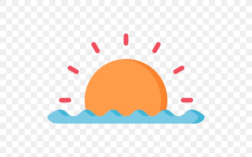 Sunset Icon, PNG, 512x512px, Beach, Area, Orange, Sky Download Free