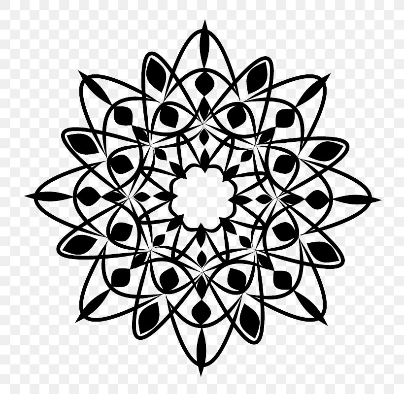 Black And White Floral Design Stencil, PNG, 800x800px, Black And White, Art, Costume Designer, Drawing, Flora Download Free