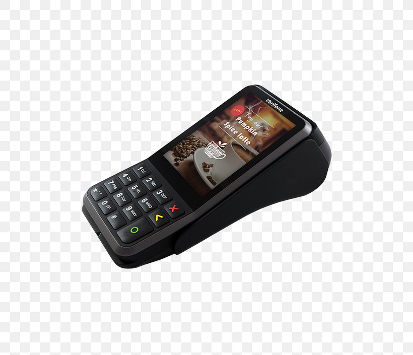 Feature Phone Smartphone VeriFone Holdings, Inc. VeriFone Ltd Mobile Phones, PNG, 555x705px, Feature Phone, Cellular Network, Communication Device, Contactless Payment, Ecommerce Download Free