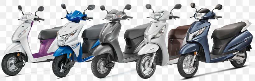 Scooter Honda Activa Motorcycle Accessories Wheel, PNG, 1379x439px, Scooter, Bicycle, Bicycle Accessory, Hmsi, Honda Download Free