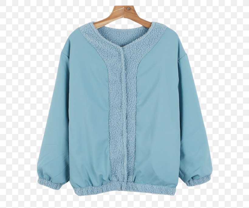 Sleeve Sweater Blouse Outerwear Neck, PNG, 635x683px, Sleeve, Aqua, Blouse, Blue, Neck Download Free