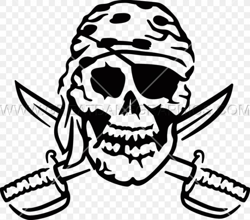 Skull Piracy Clip Art, PNG, 825x726px, Skull, Artwork, Black And White, Bone, Facial Hair Download Free