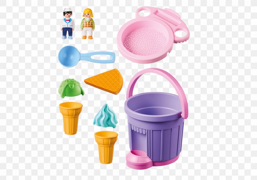 Ice Cream Parlor Playmobil Sandboxes Toy, PNG, 2000x1400px, Ice Cream, Beach, Bucket, Food Scoops, Ice Cream Cones Download Free