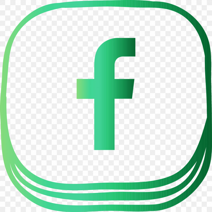 Logo Green Line Area Meter, PNG, 3000x3000px, Facebook Square Icon Logo, Area, Green, Line, Logo Download Free