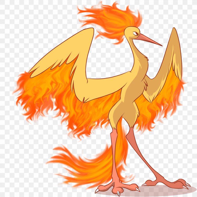 Pokémon Red And Blue Moltres Pokémon GO Zapdos, PNG, 3000x3000px, Watercolor, Cartoon, Flower, Frame, Heart Download Free