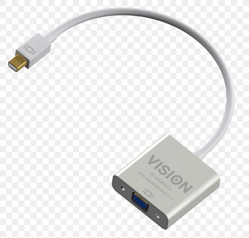 VGA Connector Mini DisplayPort Adapter Electrical Cable, PNG, 1024x979px, Vga Connector, Adapter, Cable, Computer, Computer Monitors Download Free