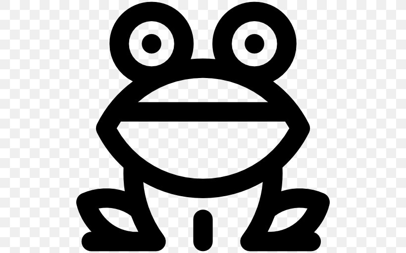 Frog Amphibian Clip Art, PNG, 512x512px, Frog, Amphibian, Artwork, Black And White, Happiness Download Free