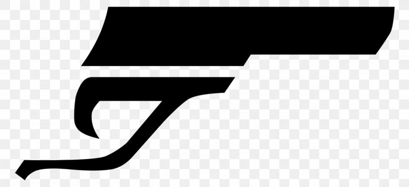 James Bond Film Series Firearm Logo Gun, PNG, 1319x605px, James Bond, Art, Black, Black And White, Brand Download Free