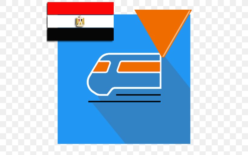 Rail Transport Train Egyptian National Railways Free Egg Toss, PNG, 512x512px, Rail Transport, Android, Area, Blue, Brand Download Free